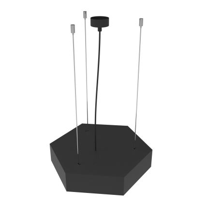 LED lampadario a cavo LED/20W/230V nero