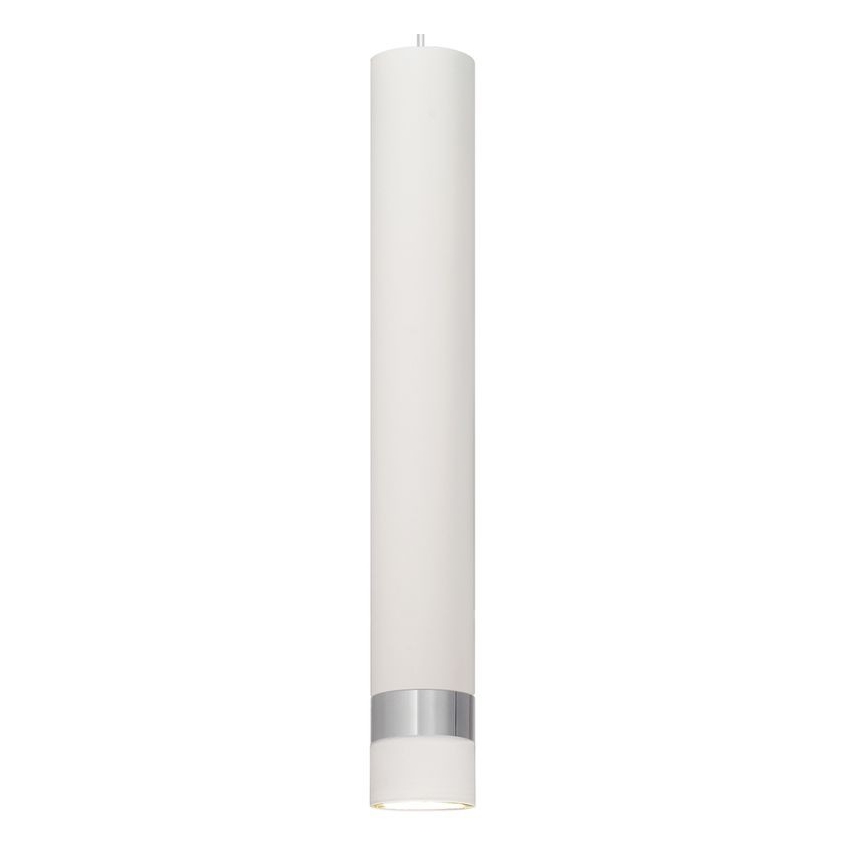 LED Lampadario a sospensione con filo TUBA 3xGU10/4,8W/230V bianco/cromo opaco