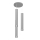 LED Lampadario a sospensione con filo TUBA 3xGU10/4,8W/230V grigio/cromo opaco