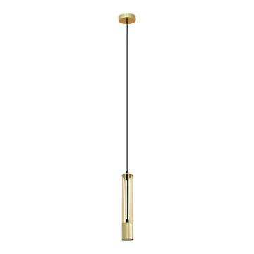 LED Lampadario su corda BARS 1xGU10/4,8W/230V oro