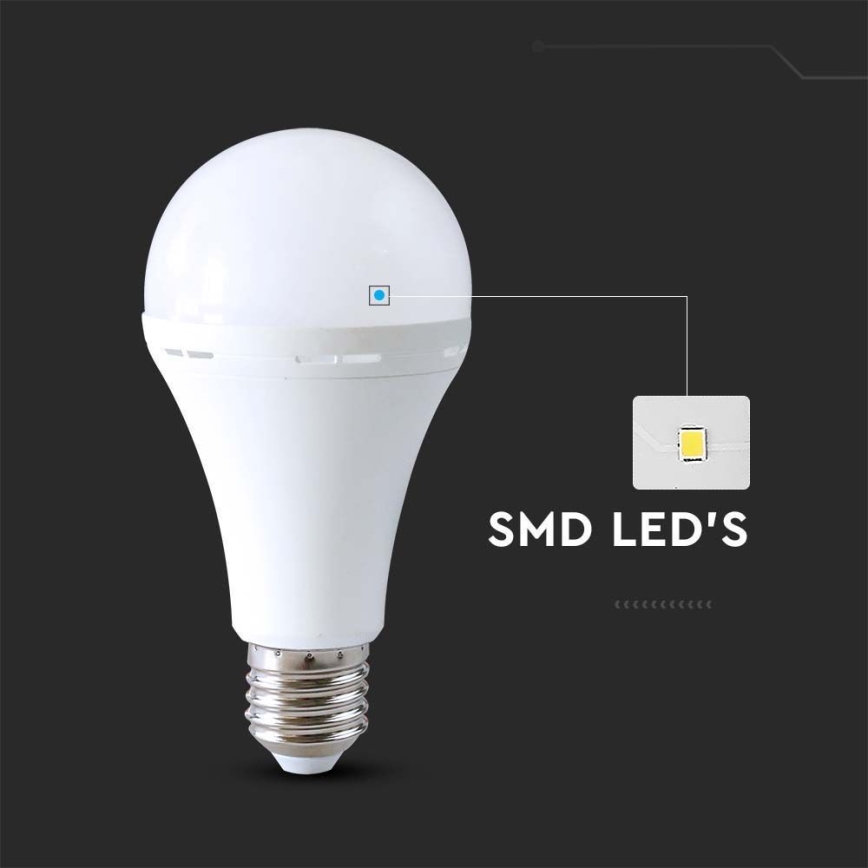 LED Lampadina con modalità di emergenza A90 E27/15W/230V 4000K