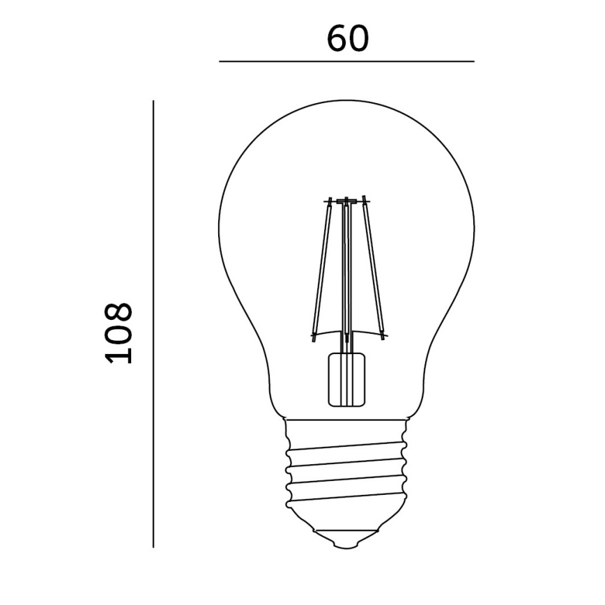 LED Lampadina per la crescita delle piante PLANTY E27/8W/230V 1200K