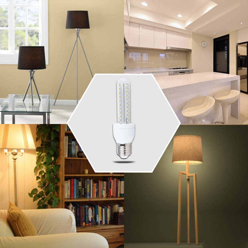 LED-Lampe B5 E27/8W/230V 3000K - Aigostar