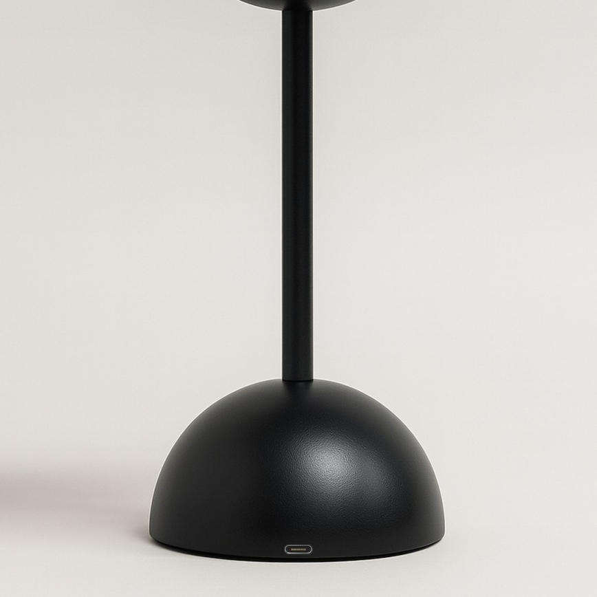 LED Lampe de table tactile rechargeable COSTA LED/3W/5V 2400 mAh 3000-6000K noire