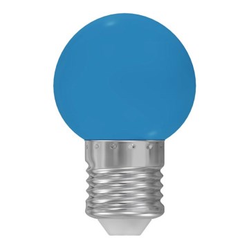 LED-Lampe E27/1W/230V 5500-6500K blau