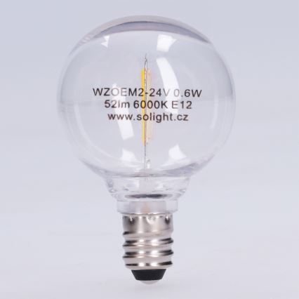 LED-Lampe G40 E12/0,6W/24V 6000K - Brilagi