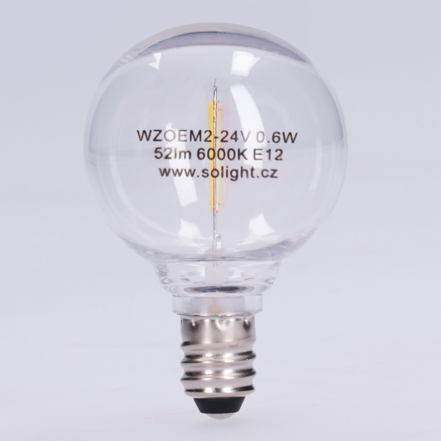 LED-Lampe G40 E12/0,6W/24V 6000K - Brilagi