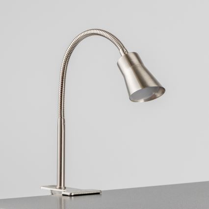 LED-Lampe mit Clip LED/3,2W/230V mattchrom