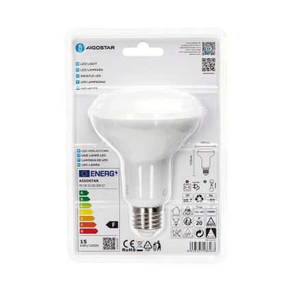 LED-Lampe R90 E27/15W/230V 3000K - Aigostar