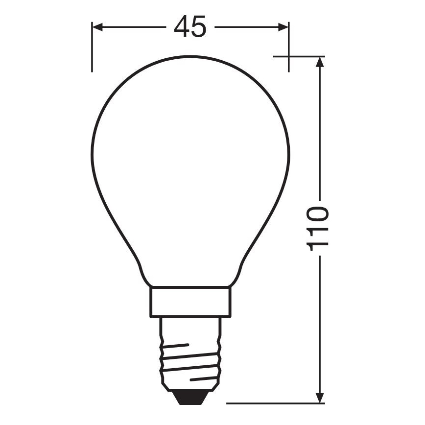 LED-Lampe STAR E14/6,5W/230V 2700K - Osram