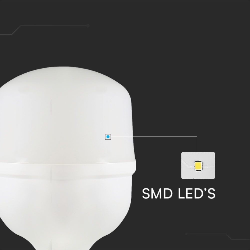 LED-Lampe T100 E27/30W/230V 6500K