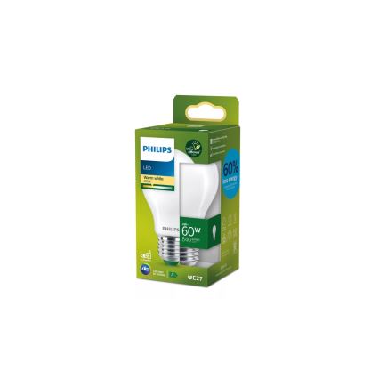 LED-Lampe ULTRAEFFICIENT Philips A60 E27/4W/230V 2700K