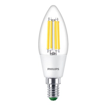 LED-Lampe ULTRAEFFICIENT VINTAGE Philips B35 E14/2,3W/230V 4000K