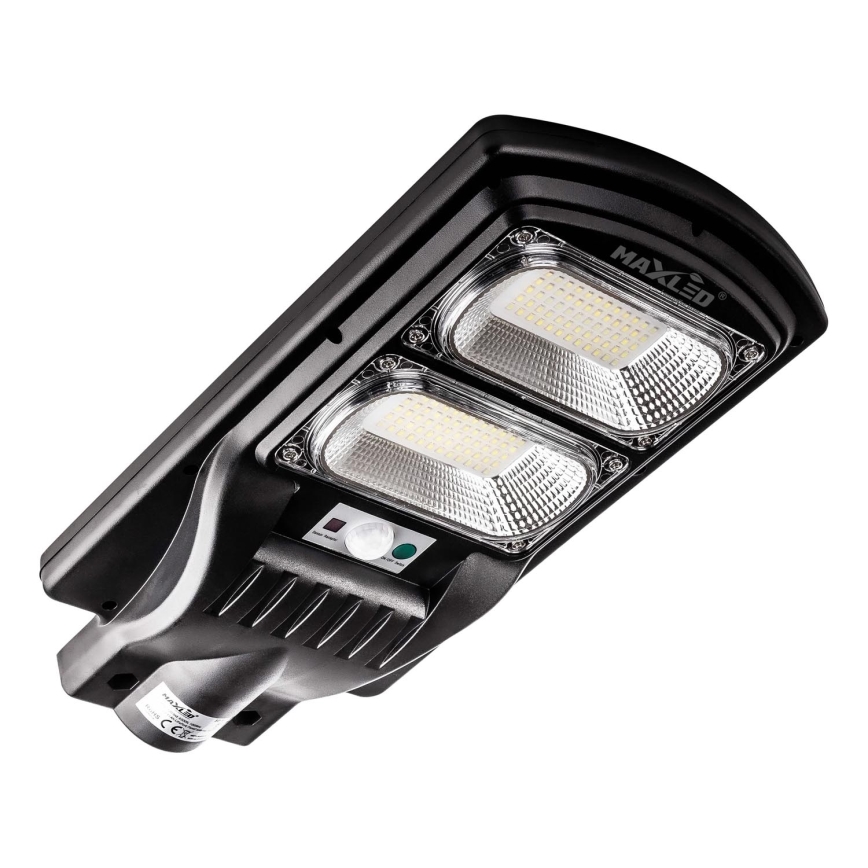 LED Lampione solare dimmerabile con sensore LED/120W/6V 11000 mAh 6500K IP65 nero + telecomando