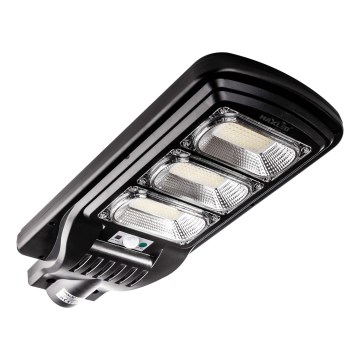 LED Lampione solare dimmerabile con sensore LED/180W/6V 6500K IP65 nero + telecomando