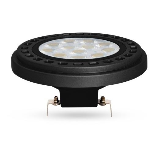 LED-Leuchtmittel ECOLINE AR111 G53/12W/12V 4000K 30° schwarz - Brilagi