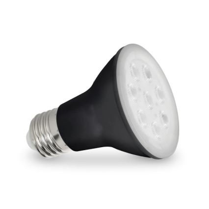 LED-Leuchtmittel für die Pflanzenzucht PLANTY E27/7W/230V 1200K schwarz