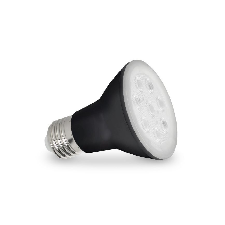 LED-Leuchtmittel für die Pflanzenzucht PLANTY E27/7W/230V 1200K schwarz