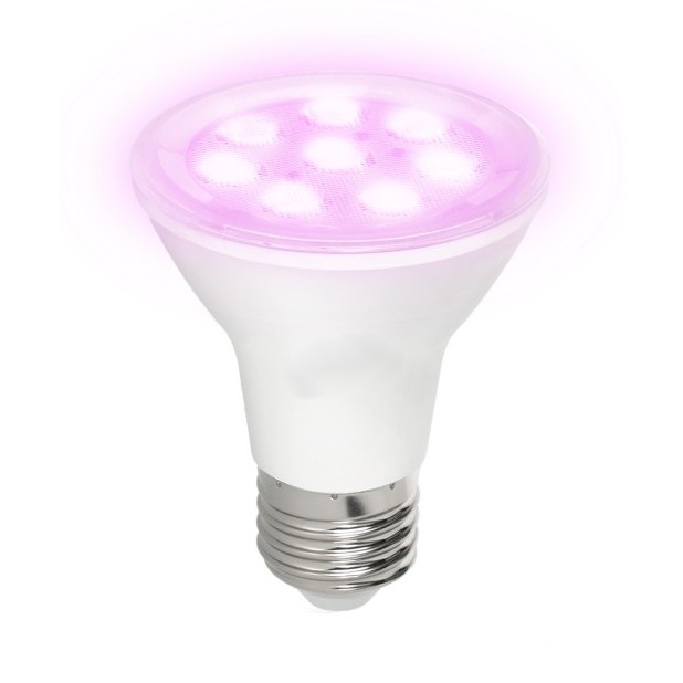LED-Leuchtmittel für die Pflanzenzucht PLANTY E27/7W/230V 1200K weiß
