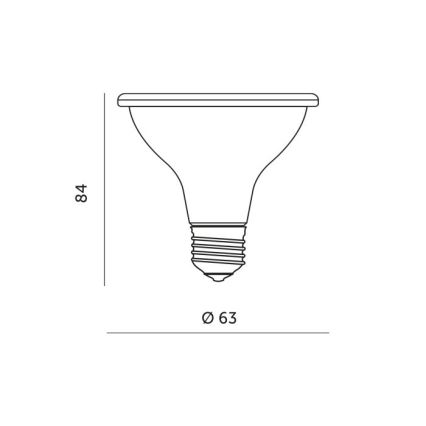 LED-Leuchtmittel für die Pflanzenzucht PLANTY E27/7W/230V 1200K weiß