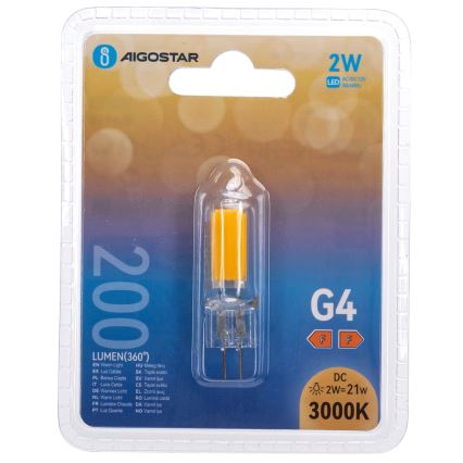 LED-Leuchtmittel G4/2W/12V 3000K - Aigostar