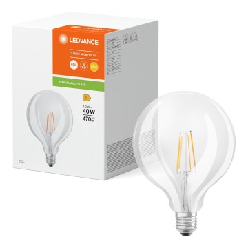 LED-Leuchtmittel GLOBE CLASSIC FILAMENT G125 E27/4W/230V 2700K - Ledvance