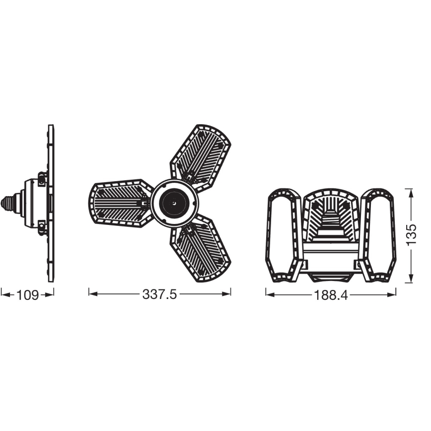 LED-Leuchtmittel HIGHBAY E27/40W/230V 4000K - Osram