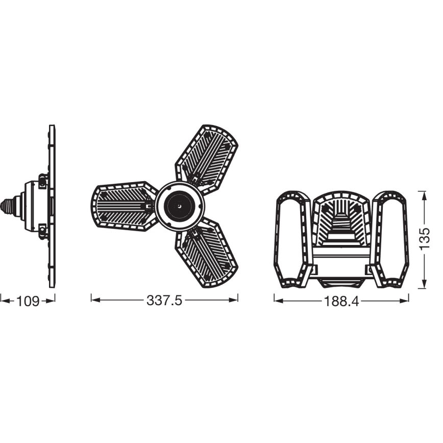 LED-Leuchtmittel HIGHBAY E27/60W/230V 4000K - Osram