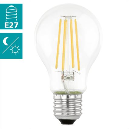 LED-Leuchtmittel mit Dämmerungssensor VINTAGE A60 E27/6W/230V 3000K - Eglo 11886