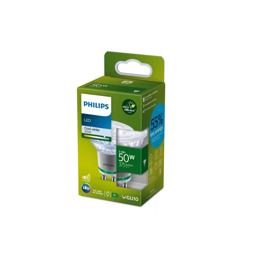 LED-Leuchtmittel ULTRAEFFICIENT Philips PAR16 GU10/2,1W/230V 4000K