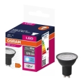 LED-Leuchtmittel VALUE PAR16 GU10/6,9W/230V 4000K 120° schwarz - Osram