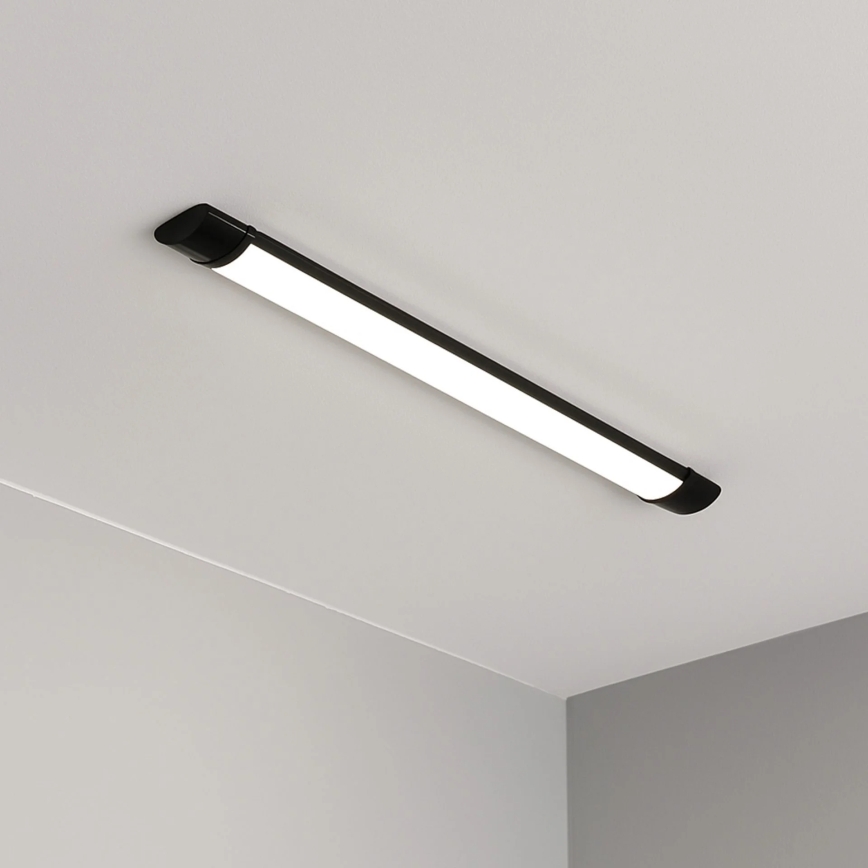 LED-Leuchtstoffleuchte LED/30W/230V 4000K 90 cm schwarz