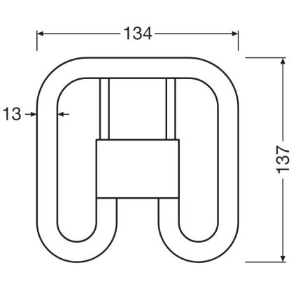 LED Leuchtstoffröhre GR8/7W/230V 3000K - Osram