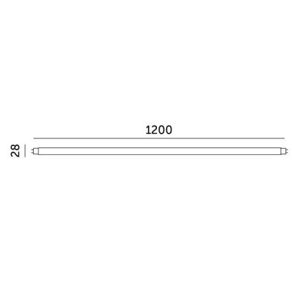 LED-Leuchtstoffröhre T8 G13/18W/230V 4000K 120 cm