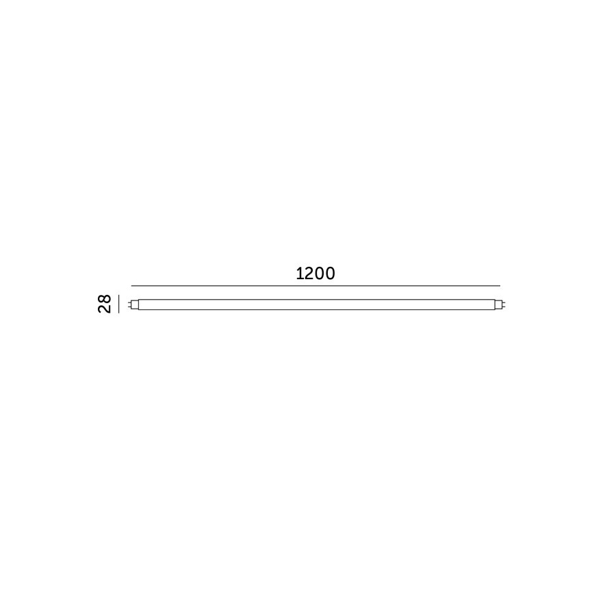 LED-Leuchtstoffröhre T8 G13/18W/230V 4000K 120 cm