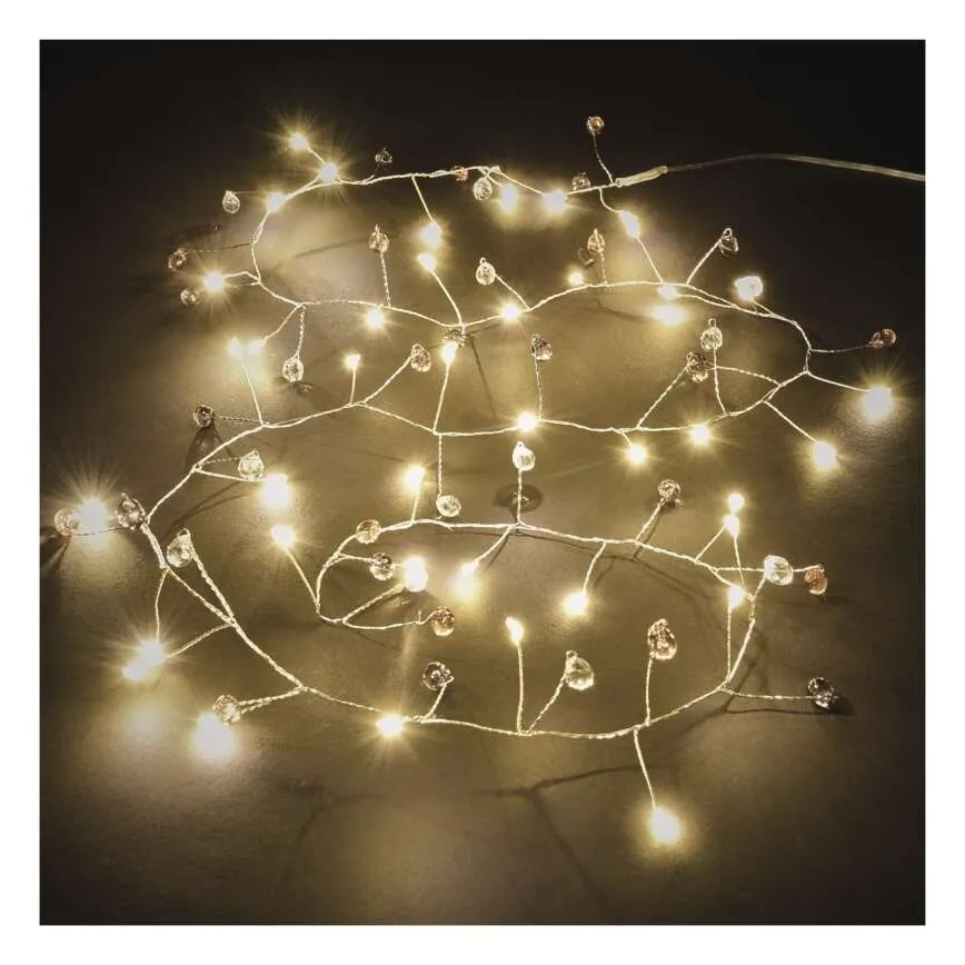 LED-Lichterkette 40xLED/3xAA 1,5 m warmweiß