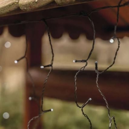 LED-Lichterkette für den Außenbereich 100xLED/2,5x0,9m IP44 kaltweiß