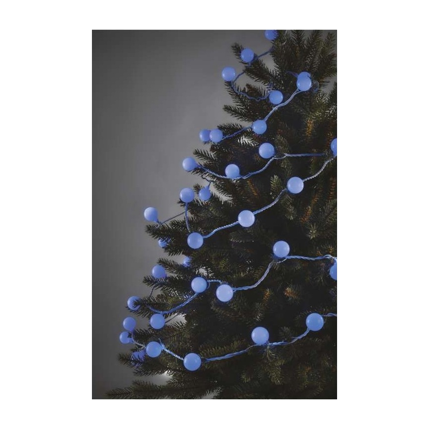 LED-Lichterkette für den Außenbereich, 40 LEDs, 9 m, IP44, blau