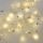 LED-Lichterkette für Weihnachten, 40 LEDs, 3×AA, 1,5 m, warmweiß