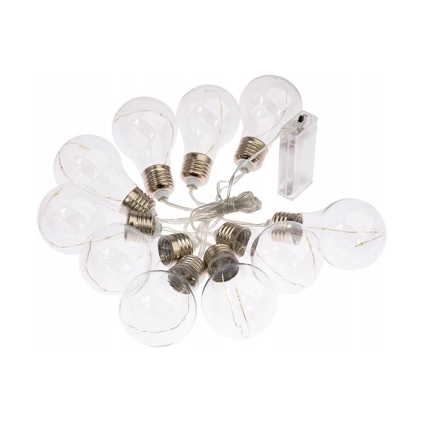 LED-Lichterkette SMOLDER 2,1 m 10xLED/2xAA