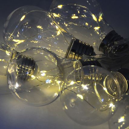 LED-Lichterkette SMOLDER 2,1 m 10xLED/2xAA