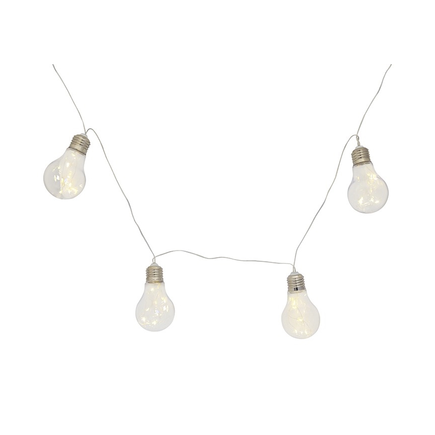 LED-Lichterkette SMOLDER 2,1 m 10xLED/2xAA