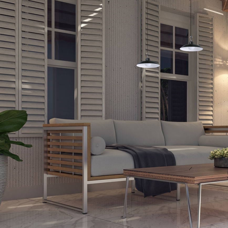 LED Lampada a sospensione solare dimmerabile con sensore crepuscolare LED/6W/3,7V 800 mAh IP44 + telecomando
