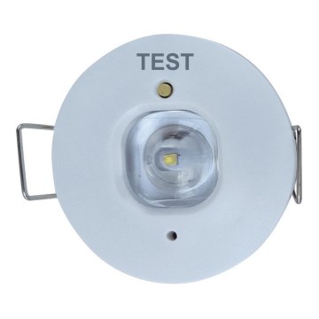 LED Luce da incasso di emergenza GATRION LED/1W/230V 6000K