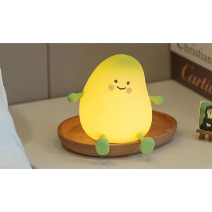 LED Luce notturna ricaricabile dimmerabile per bambini LED/1W/5V 3000K 800 mAh mango