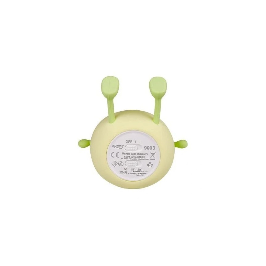 LED Luce notturna ricaricabile dimmerabile per bambini LED/1W/5V 3000K 800 mAh mango