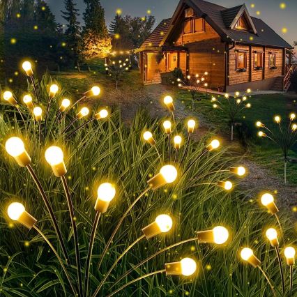 LED Luce solare decorativa 10xLED/1,2V 3000K 73 cm IP44