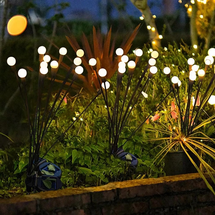 LED Luce solare decorativa 8xLED/1,2V 3000K 73 cm 600 mAh IP44