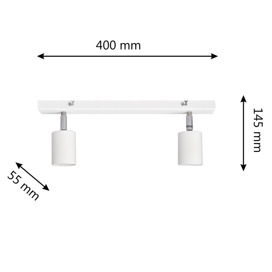 LED Luce Spot a LED TUNE 2xGU10/4,8W/230V bianco