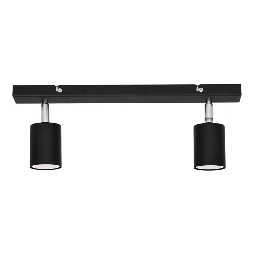 LED Luce Spot a LED TUNE 2xGU10/4,8W/230V nero